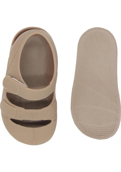 Toe Jelly Yumuşacık Cırt Cırtlı Kahverengi Çocuk Sandalet fırsatları
