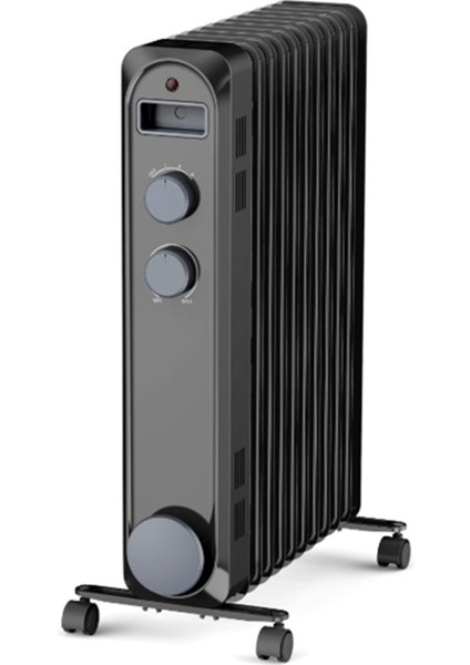 Vor 25 Bb Siyah Yağlı Radyatör 2500 W