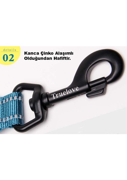 Neon Sarı Yumuşak Süngerli Köpek Tasma Kayışı