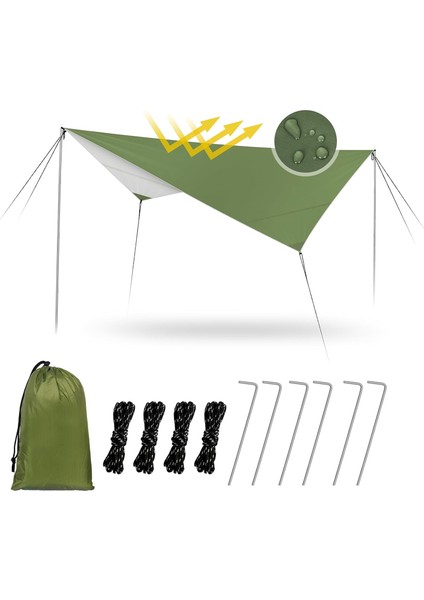 Ragnar Tarp Yeşil Kamp Tentesi