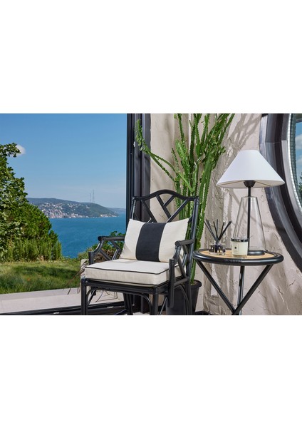 Classy Siyah Bambu Ağacı Berjer