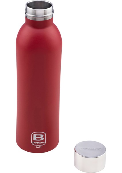 Twin Paslanmaz Çelik Mat Kırmızı Termos 500 ml