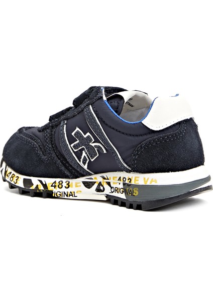 Lacivert Erkek Çocuk Deri Sneaker Deri