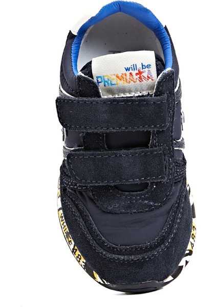 Lacivert Erkek Çocuk Deri Sneaker Deri