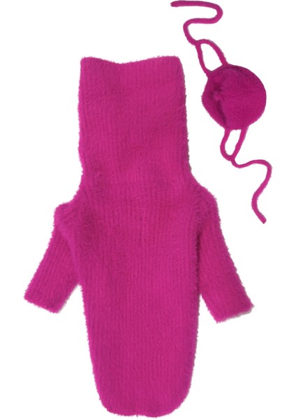 Loves It Pembe Kedi Süveter ve Şapka