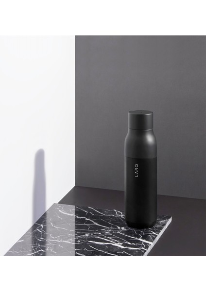Purevis Siyah Çelik Termos 500 ml