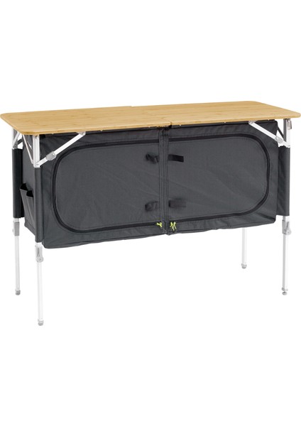Padres Double Kitchen Table Gri Portatif Kamp Mutfağı