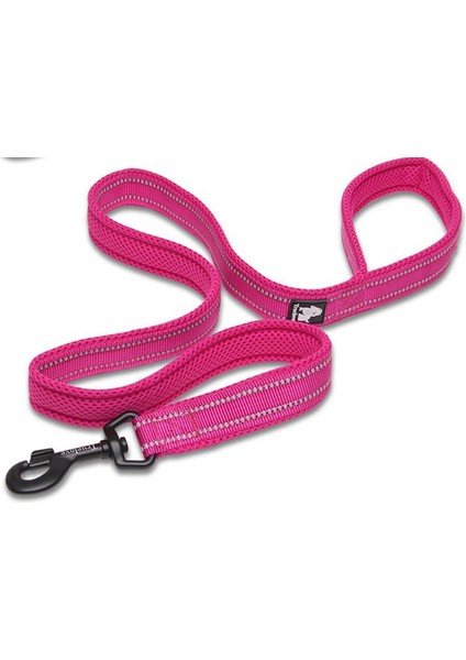 Pembe Yumuşak Süngerli Köpek Tasma Kayışı