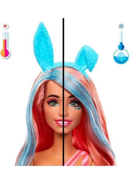 Pop Reveal Milkshake Serisi Kırmızı Tavşan Model Bebek Oyun Seti JCN88 fırsatları