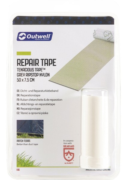 Repair Tape Grey Çadır ve Ekipman Pratik Gri Tamir Bandı