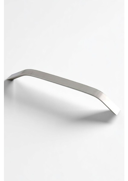 Şahin Alüminyum Metal Lüks Modern Mobilya Çekmece Mutfak Dolabı Kulpu Inox (10 Adet)