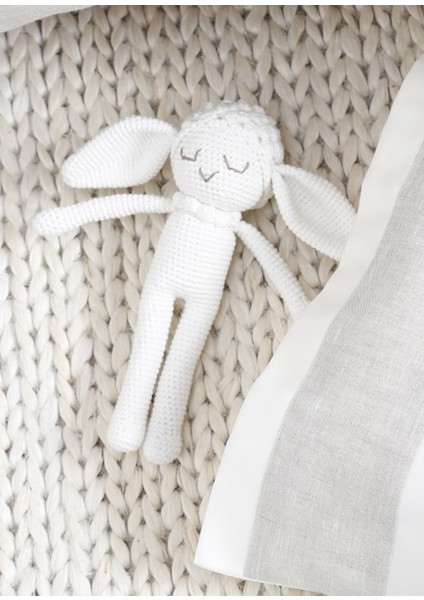 Little Lamb Beyaz Amigurumi Uyku Arkadaşı fiyatları
