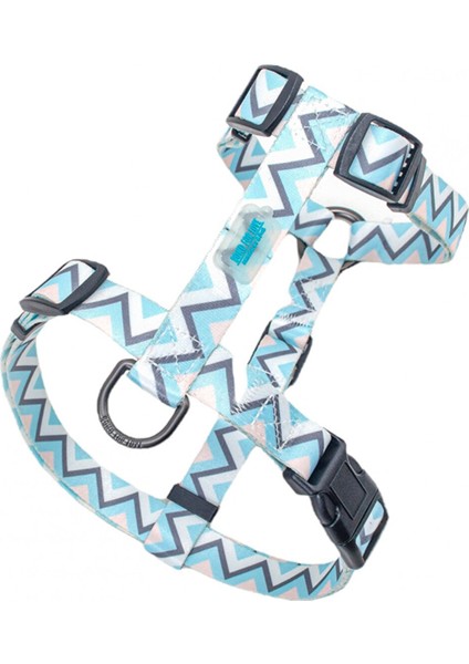 Wave Blue Spider Model Ispet Açık Mavi Köpek Göğüs Tasması