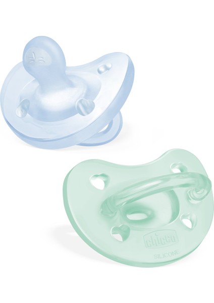 Physioforma Soft Mavi 2-6 Ay Silikon 2'li Emzik
