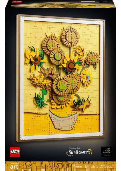 Art Vincent Van Gogh Ayçiçekleri Tablo Yapı Oyuncağı 31215