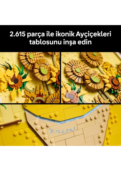 Art Vincent Van Gogh Ayçiçekleri Tablo Yapı Oyuncağı 31215