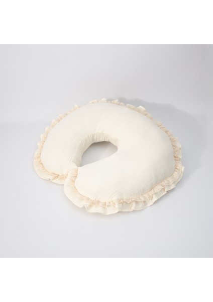 Antique Krem Müslin Emzirme Yastığı