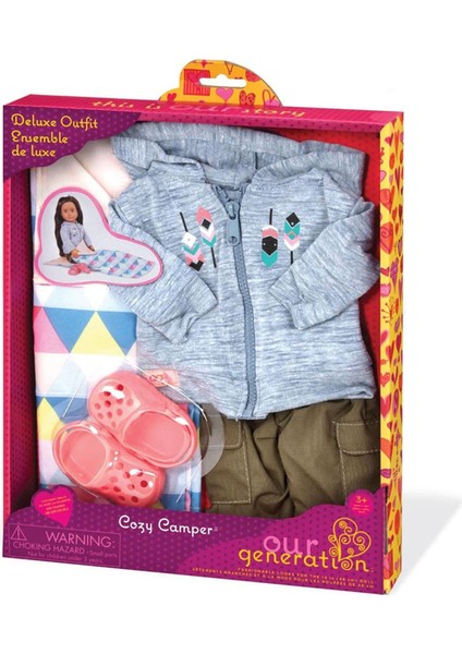 Cozy Camper Kıyafet Oyuncak Seti