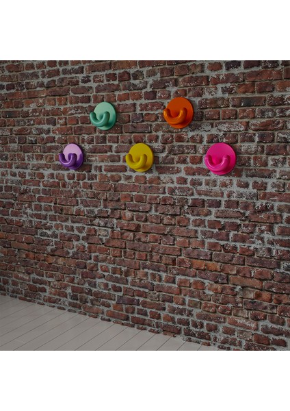 Smilee Turkuaz Ahşap Çocuk Odası Askılık 15 x 9 cm modelleri
