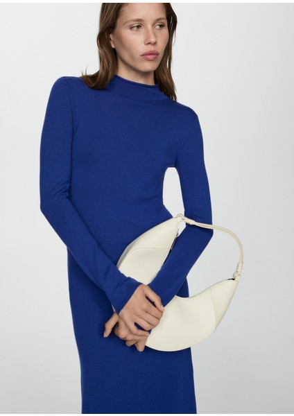 Perkins Yakalı Triko Elbise fırsatları