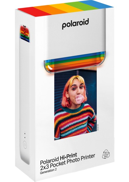 Beyaz Hi Print 2x3 Gen 2 Fotoğraf Yazıcısı