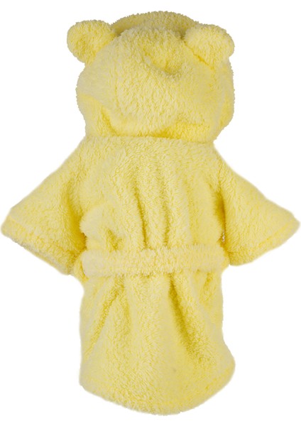 Baby Chick Sarı Kedi Bornozu