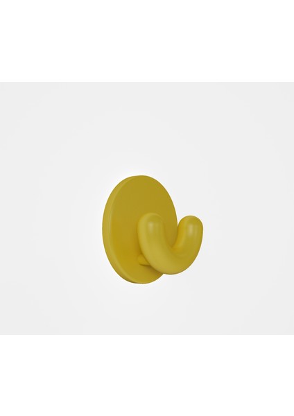 Smilee Sarı Ahşap Çocuk Odası Askılık 15 x 9 cm