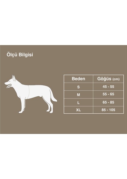 Cordura Kumaşlı Cepli Turuncu Köpek Göğüs Tasması