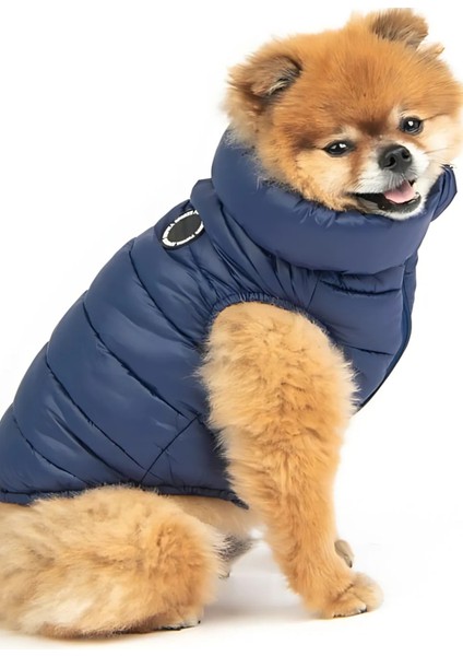 Puffer Lacivert Köpek Yelek