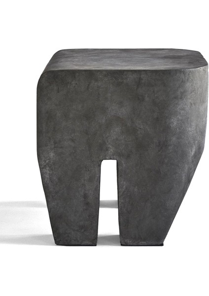 Sculpt Stool Concrete Gri Tabure