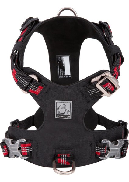 Cordura Kumaşlı Siyah Köpek Göğüs Tasması