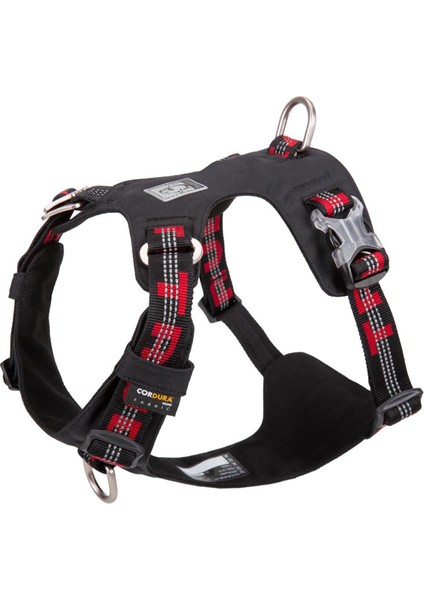 Cordura Kumaşlı Siyah Köpek Göğüs Tasması