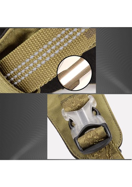 Cordura Kumaşlı Siyah Köpek Göğüs Tasması