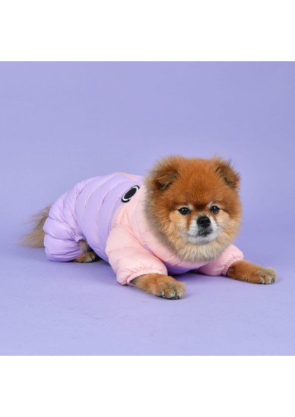 Ultra Light Pastel Jumpsuit Pembe Köpek Tulumu