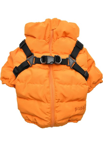 Soft Jumper Turuncu Tasmalı Köpek Montu