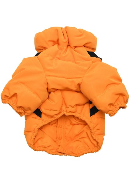 Soft Jumper Turuncu Tasmalı Köpek Montu