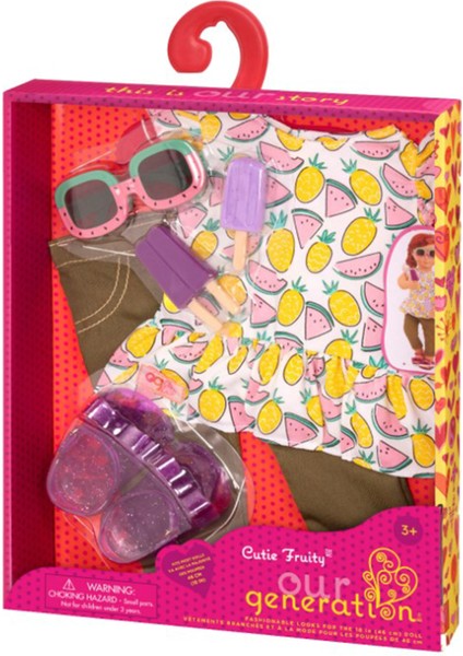 Cutie Fruity Oyuncak Kıyafet Seti