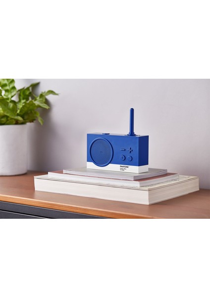 x Pantone Tykho 3 Lacivert Bluetooth Hoparlör ve Radyo