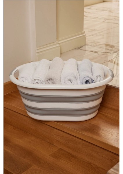 25 Litre Katlanabilir Çamaşır Sepeti, Pratik ve Hafif, Dayanıklı Tasarım fiyatları