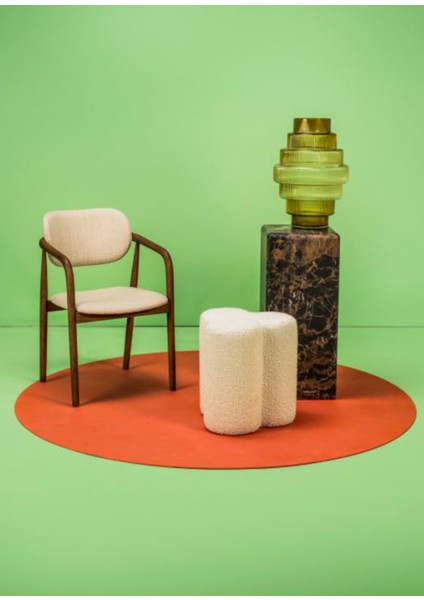 Clover Boucle Ekru Tabure fiyatları