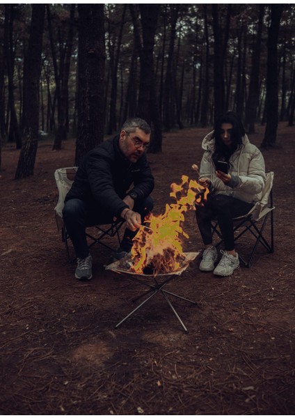 Surtur Gri Çelik Ateş Standı fırsatları