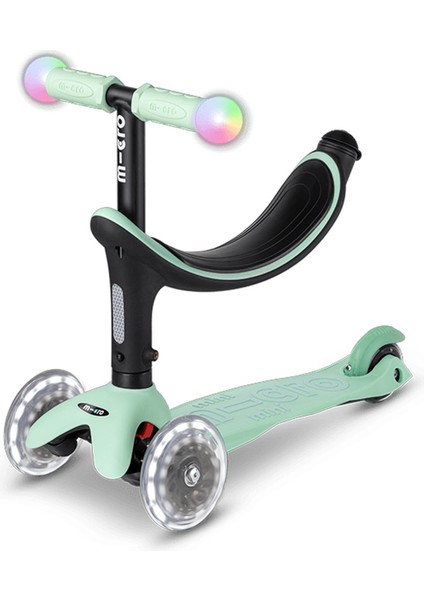 Mini 2 Grow Deluxe Magic 3 Tekerlekli Mint Çocuk Scooter