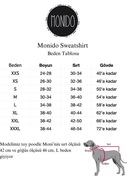 Awesome Sloganlı Mavi Köpek Sweatshirt
