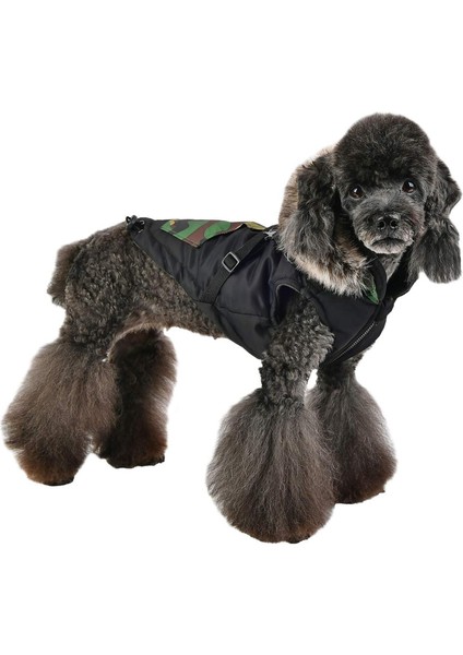 Orson Siyah Göğüs Tasmalı Köpek Montu