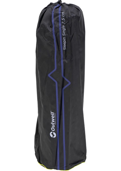 Sleepin Single Mat Siyah Yalıtımlı Şişme Kamp Matı 7.5 mm