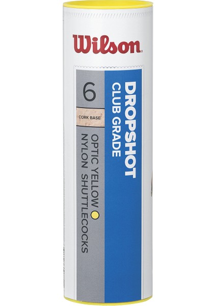 WRT6046YE Dropshot 6'lı Sarı Badminton Topu