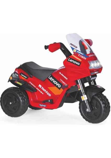 Ducati Desmosedici Evo Kırmızı 6V Çocuk Akülü Motosiklet