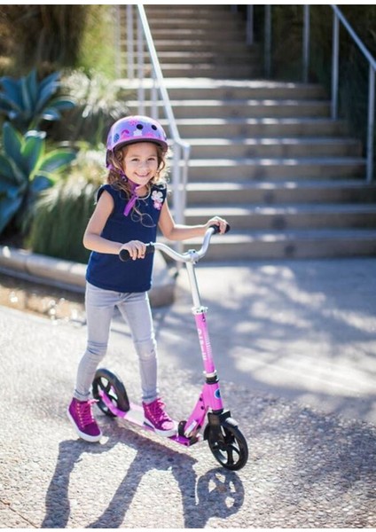 Cruiser LED Pembe 2 Tekerlekli Scooter
