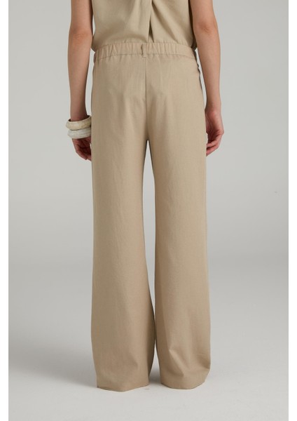 Keten Karışımlı Comfort Fit Pantolon modelleri
