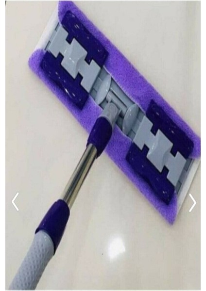 Yedek Bezli Mikrofiber Yer Mopu, Fayans ve Duvar Temizliği Için Ideal